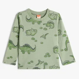 Koton Boys Printed Applique T-shirt-image-67