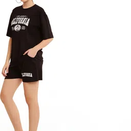 PRIYA POINT Women Printed Night suit image 3