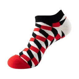 The Tie Hub Patterned Cotton Ankle Length Socks-image-25