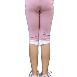 APPALUZO Girls Colourblocked Skinny Fit Capris image 3