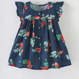 YK Girls Multi Cotton Dresses image 2