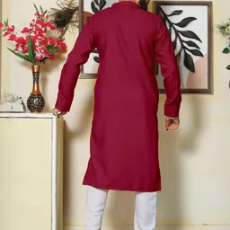 Archittam Men Cotton Kurtas image 2
