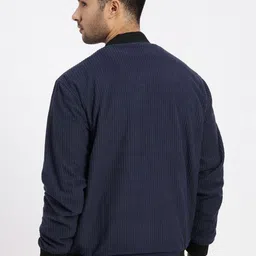 SHOWOFFFF Men Acrylic Windcheater Bomber Jacket image 5