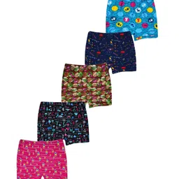 YELLOWDELIGHT Girls Pack Of 5 Cotton Boyshorts Briefs YD 811 Gaja (g)discharge prnt0-6m-5p-picture-39