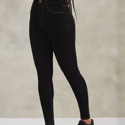 DOLCE CRUDO Skinny Fit High-Rise Stretchable Jeans-picture-11