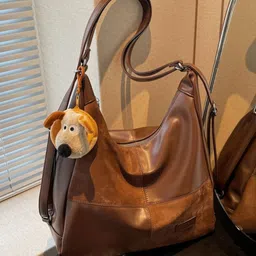 KPOP PU Structured Shoulder Bag image 3