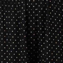 Black Teetar Embroidered Sequinned Kurta with Trousers & Dupatta image 2