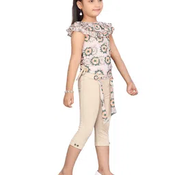 BAESD Girls Printed Top with Capris-picture-30