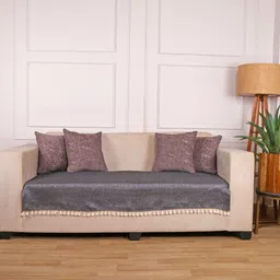 STITCHNEST Set of 1 Black Solid 48" x 30" Sofa Protector image 2