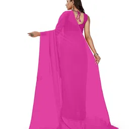 Moda Rapido Solid No Border Saree image 3
