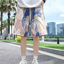 HERE&NOW Men Printed Regular Fit Mid-Rise Shorts-picture-29