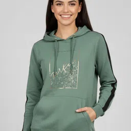 Mast & Harbour Women Printed Hooded Sweatshirt-picture-42