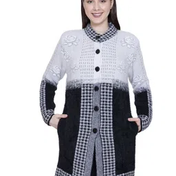 Chatanya Women Floral Longline Cardigan-image-64