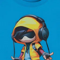 HELLCAT Boys Printed Short Sleeves T-shirt With Shorts image 5