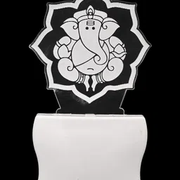 1ST TIME White & Transparent 4-Pcs 3D Illusion LED Plug Night Lamps image 5