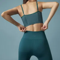 FEIER Women Full Coverage Removable Padding Non-Wired Workout Bra image 2