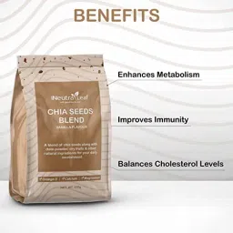 NeutraLeaf Chia Seeds Vanilla Flavour Blend Rich in Omega-3 image 3