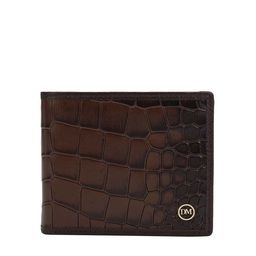 Da Milano Men Geometric Textured Leather Two Fold Wallet-picture-43