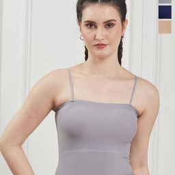SECRETS BY ZEROKAATA Pack Of 3 Assorted Lightly-Padded Sports Camisole-picture-33