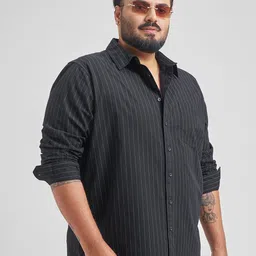 HIGHLANDER Men Slim Fit Striped Casual Shirt image 2