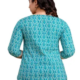 Fasnesio Floral Print Cotton Top image 5