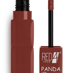 RED 4 Panda Lips Waterproof Liquid Lip Color - 5 ml - Shade 218 image 2