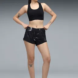 Puma Running Foundations Women Printed 3 Inch Shorts image 5