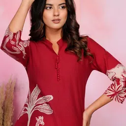 PAARDINI Printed Pure Cotton Tunic With Trousers Co-Ords image 5