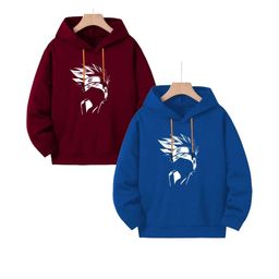 Fasha Kids Pack Of 2 Blue & Maroon Printed Hooded Cotton Sweatshirts-picture-25