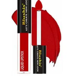 BLUSHIS Super Stay Waterproof Liquid Lipstick - 4 ml - Red Twist-picture-27