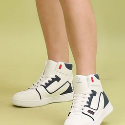 yoho Women Colourblocked PU High-Top Sneakers-picture-29