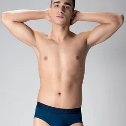 Maniac Cotton Mid Rise Basic Briefs MN24-COTN-PETROL-BRIEF-S-picture-38