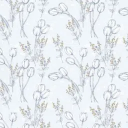 BOMBAY DYEING Blue Floral 164 TC Queen Bedsheet with 2 Pillow Covers image 5