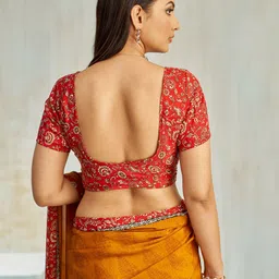 LeeliPeeri Designer Ethnic Motifs Poly Chiffon Saree image 4