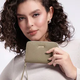 DressBerry Women Textured Zip Around Wallet-image-82