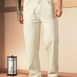 Mevan Men Classic Relaxed Fit Mid-Rise Stretchable Jeans-picture-17