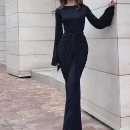 StyleCast x Revolte Fit & Flare Maxi Dress-picture-34