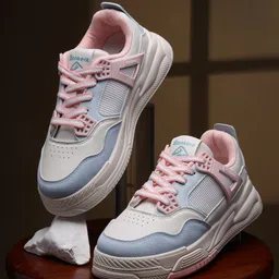 Bonkerz Women Colourblocked Lace Ups Sneakers-picture-18