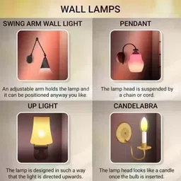 nogaiya Uplight Wall Lamp Without Bulb image 4