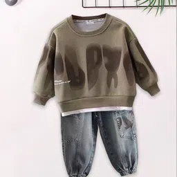 FOREVER FRIDAY Boys Printed Long Sleeves Sweatshirt With Joggers-picture-26