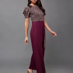 Miss Chase Printed Basic Jumpsuit image 3