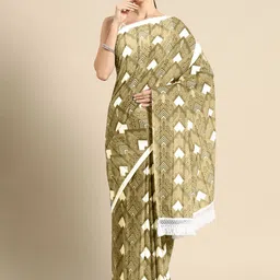 BUTA BUTI Ethnic Motifs Pure Cotton Saree-picture-38