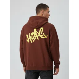 glitchez Oversized Typography Printed Hooded Sweatshirt-picture-36