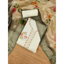 LeeliPeeri Designer Embroidered Unstitched Dress Material-picture-27