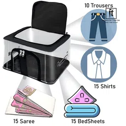 Fashion Throw Grey Set of 4 Super Strong Drawer Organiser Organisers image 4