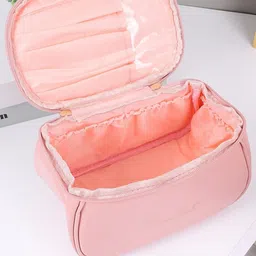 Awestuffs Luxury Retro Portable & Waterproof Cosmetic Bag-image-2