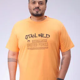 hardsoda by the indian garage co HARDSODA Men Plus Size Graphic Printed Round Neck Cotton T-shirt-picture-29