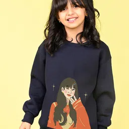 NUSYL Girls Printed Sweatshirt-image-55