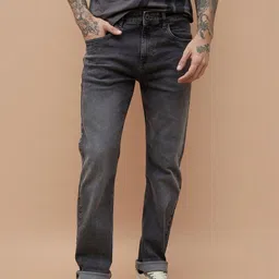 Forca by Lifestyle Men Straight Fit Mid-Rise Light Fade Jeans-picture-31