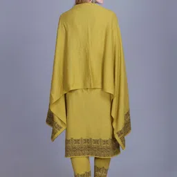 MONTREX Women Ethnic Motifs Embroidered Thread Work Kurta with Pyjamas & With Dupatta image 3